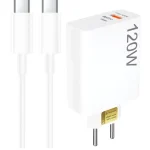 Carregador de Celular Turbo 120w PD USB com Cabo Type-C 1M LEHMOX