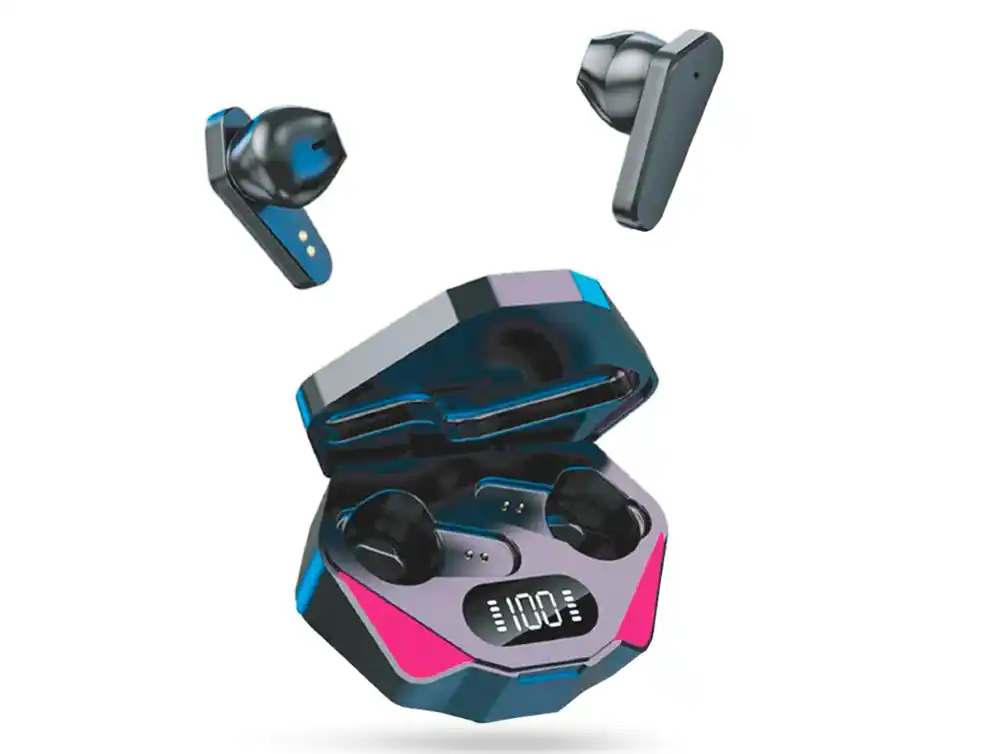 Fone de Ouvido Bluetooth Gamer 5.3 com Led e Display LCD - ST-160 Fone de Ouvido Bluetooth Gamer 5.3 com Led e Display LCD - Imagem 1