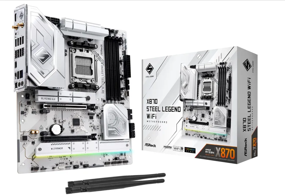 PLACA-MAE-ASROCK-X870-STEEL-LEGEND-WIFI-SOCKET-AM5-DDR5-ATX.webp PLACA MÃE ASROCK X870 STEEL LEGEND WIFI, SOCKET AM5, DDR5, ATX - Imagem 1