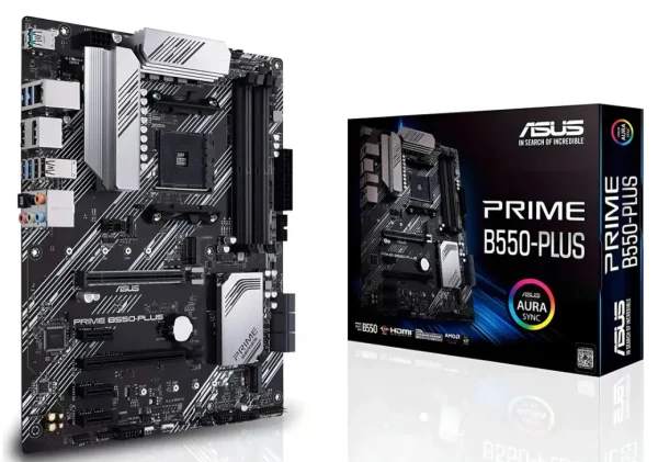 PLACA MÃE ASUS PRIME B550 - F, SOCKET AM4, ATX
