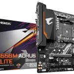 PLACA MÃE GIGABYTE B550 M AORUS ELITE, SOCKET AM4, DDR4, mATX