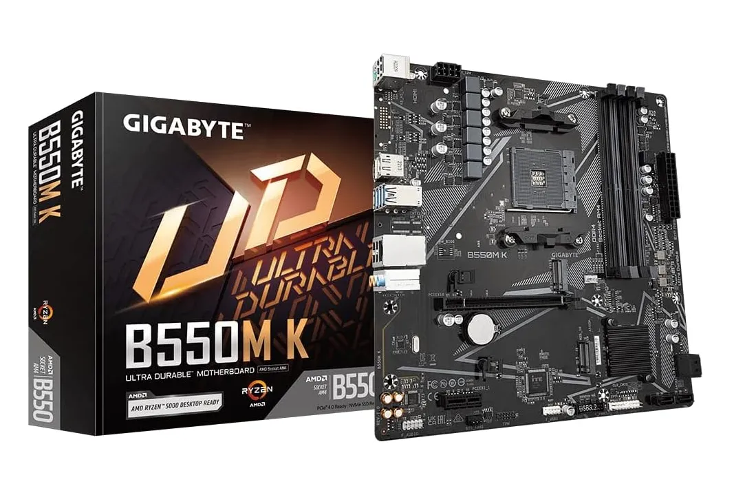 PLACA-MAE-GIGABYTE-B550M-K-SOCKET-AM4-DDR4-mATX.webp PLACA MÃE GIGABYTE B550 M - K, SOCKET AM4, DDR4, mATX - Imagem 1