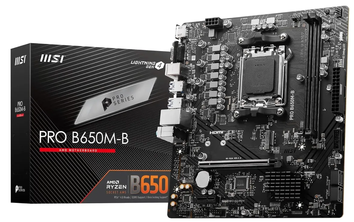 PLACA-MAE-MSI-PRO-B650M-A-SOCKET-AM5-DDR5-mATX.webp PLACA MÃE MSI PRO B650 M - A, SOCKET AM5, DDR5, mATX - Imagem 1