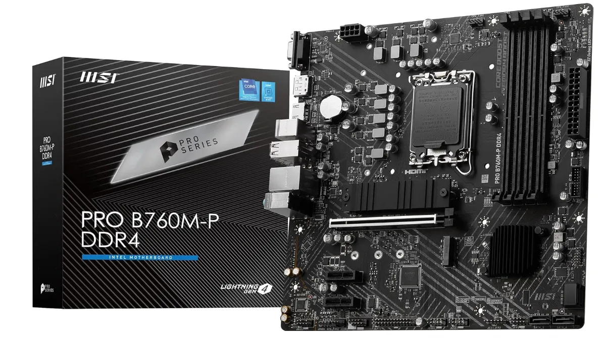 PLACA-MAE-MSI-PRO-B760-M-P-LGA-1700-DDR4-mATX.webp PLACA MÃE MSI PRO B760 M - P, LGA 1700, DDR4, mATX - Imagem 1