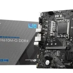 PLACA MÃE MSI PRO H610 M - S, LGA 1700, DDR4, mATX
